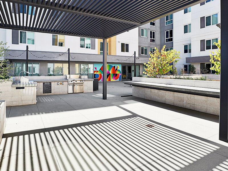 Community Exterior Area with Pavilion | Mission Gateway