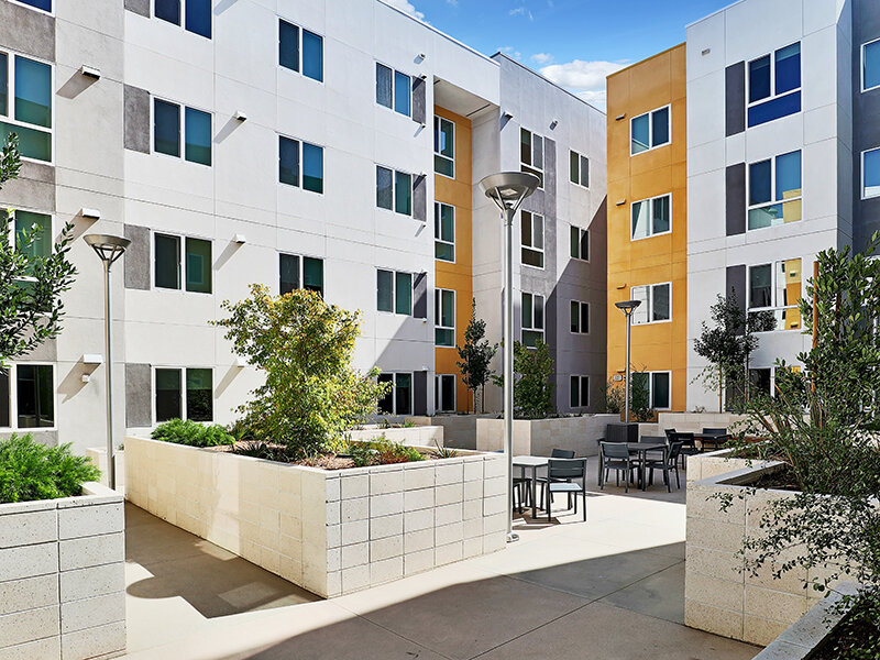Apartment Complex with Foliage | Mission Gateway
