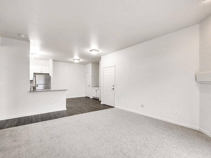 Front Room and Kitchen | Allure Apartments
