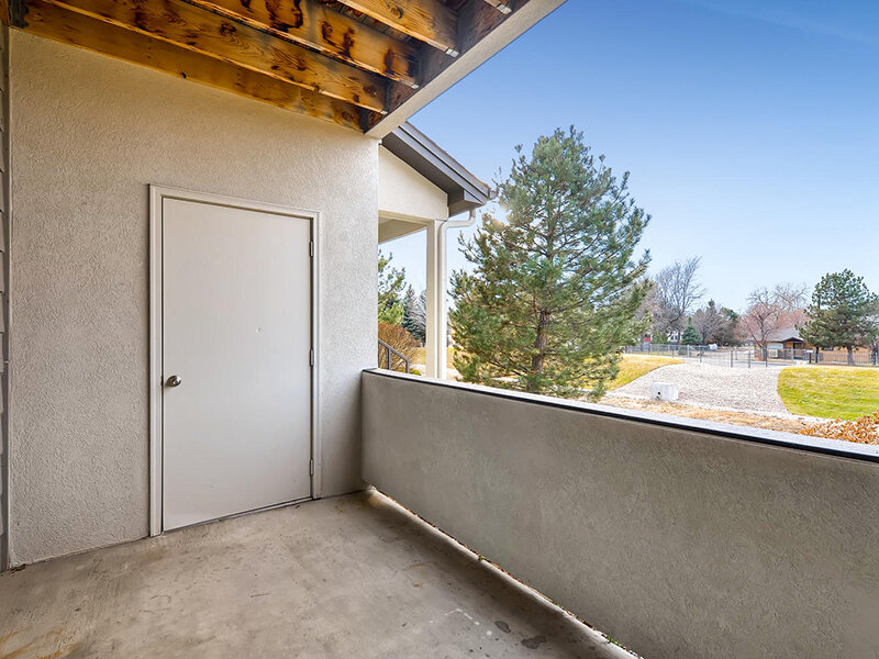 Patio Area | Allure Apartments