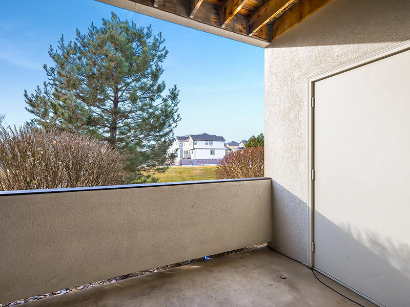 Patio | Allure Apartments