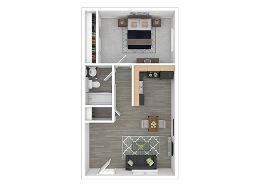 Floorplan for The Reserve at Water Tower Village Apartments