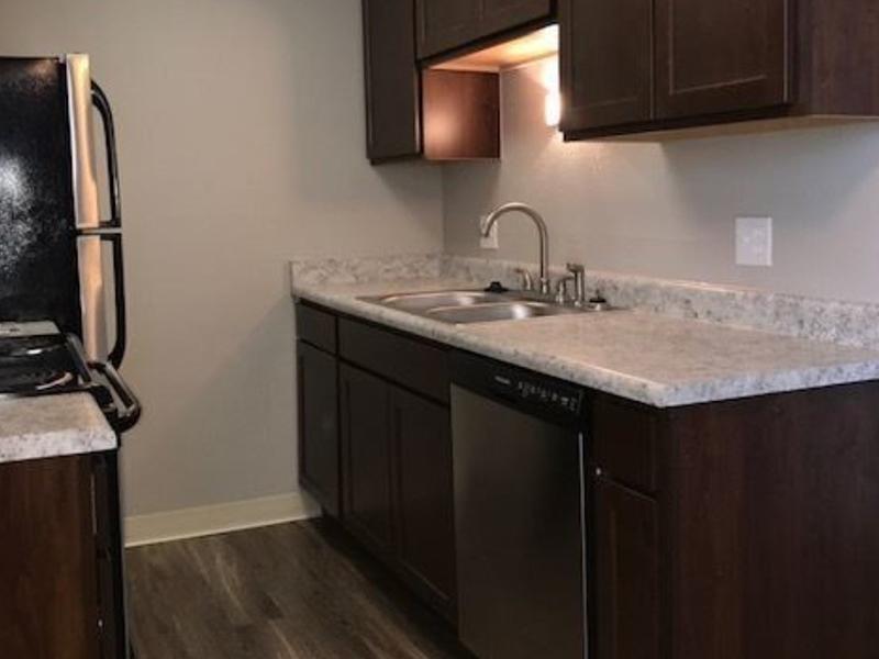 Kitchen With a Dishwasher | The Reserve at Water Tower Village Apartments in Arvada, CO
