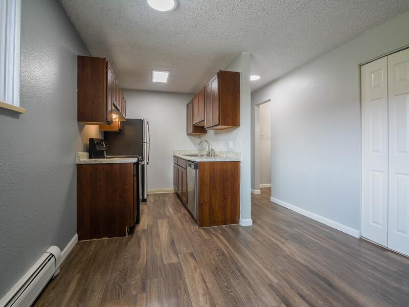 Kitchen and Hallway | The Reserve at Water Tower Village