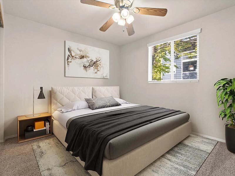 Staged Bedroom | Altitude by Vintage