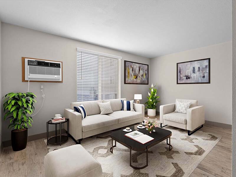 Staged Front Room | Altitude by Vintage