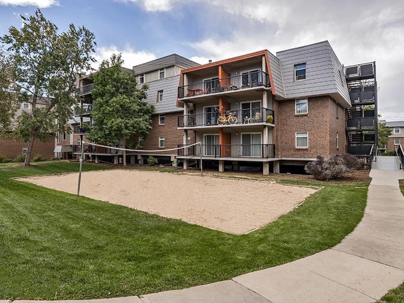 Community Volleyball Court | Meridian at Cherry Creek Apartments