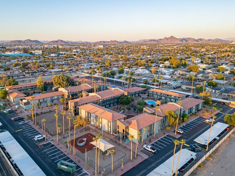 Aerial View of Buenas on Indian School