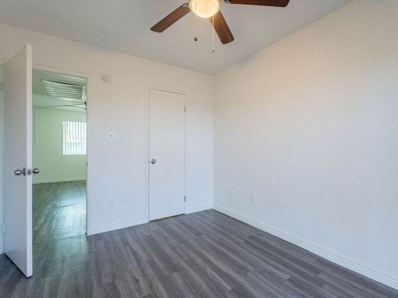 Bedroom with Ceiling Fan | Buenas on Indian School