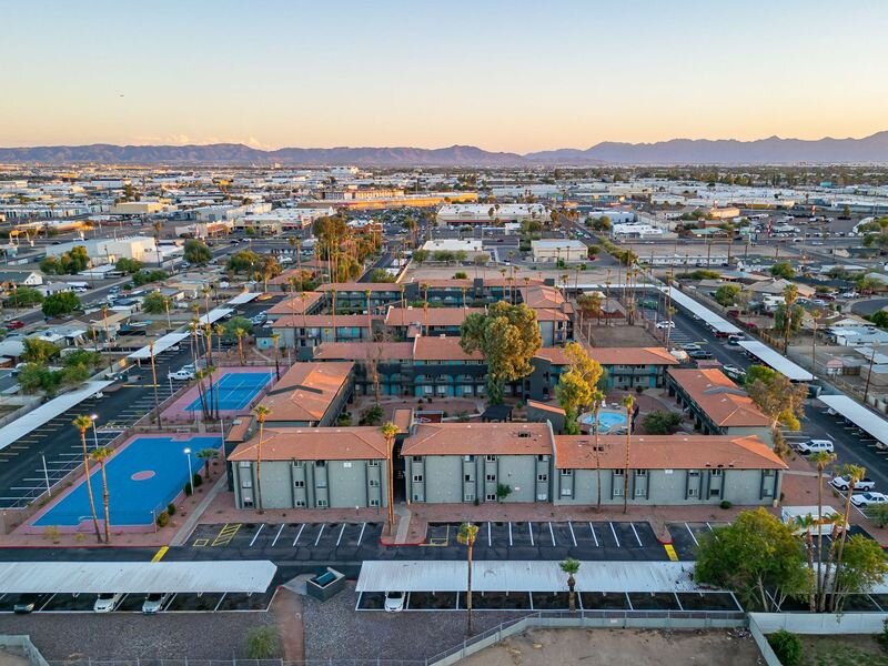 Aerial View of Property | Buenas on Indian School