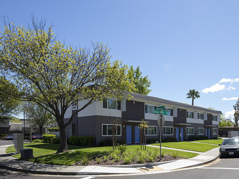 Apartment Complex with Landscaped Views | Meadows Holly