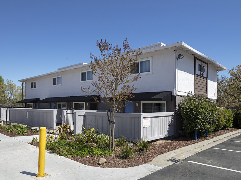 Outdoor View of Apartment Property with Parking | Meadows Holly