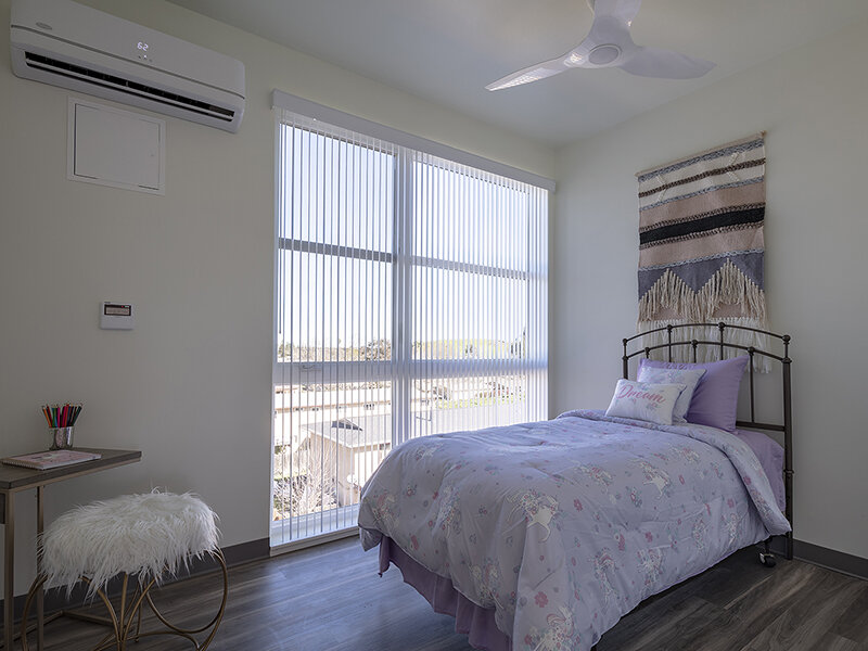 Bedroom with Large Window | Rocky Hill Apartments