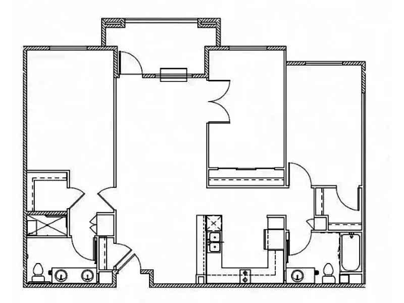 Huntington Apartments Floor Plan Sycamore