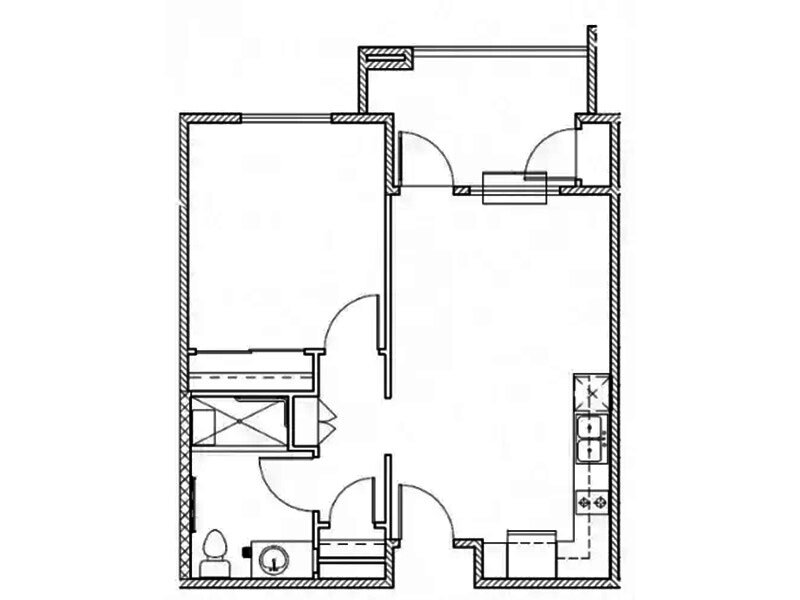 Huntington Apartments Floor Plan Willow
