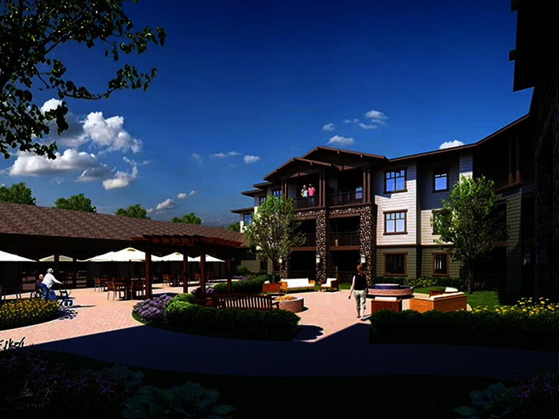 Courtyard & Exterior | Huntington Apartments in Morgan Hill, CA