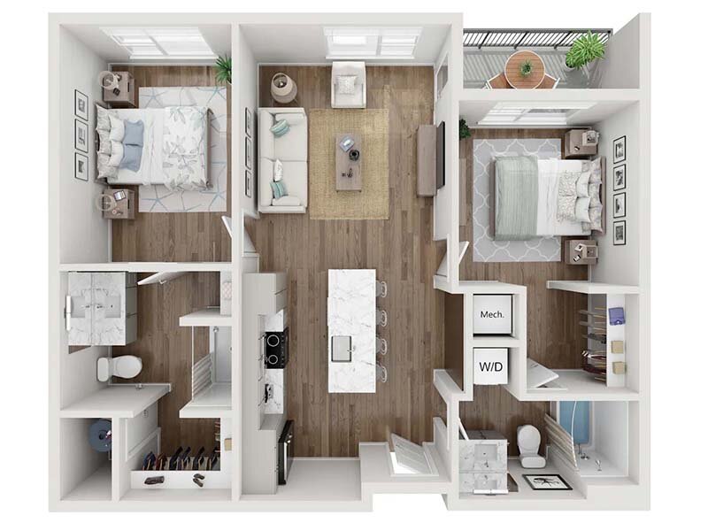 Seven02 Main Apartments Floor Plan Hydrogen Micro