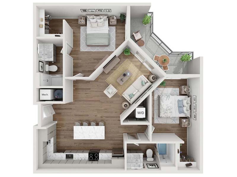 Seven02 Main Apartments Floor Plan Hydrogen Alpha