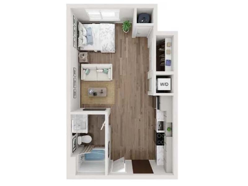 Seven02 Main Apartments Floor Plan Oxygen Cobalt