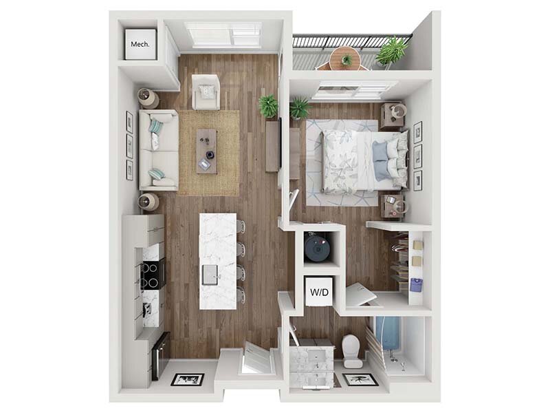 Seven02 Main Apartments Floor Plan Nitrogen Carbon