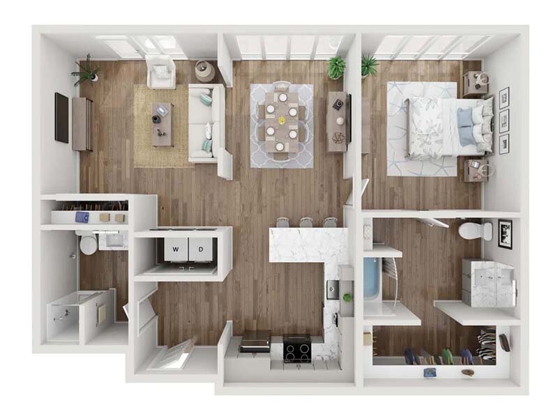 Seven02 Main Apartments Floor Plan Nitrogen Max Live-Work