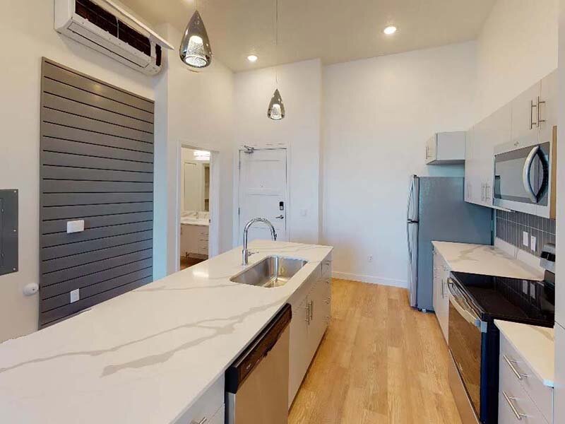 Kitchen with High Ceiling | Seven02 Main