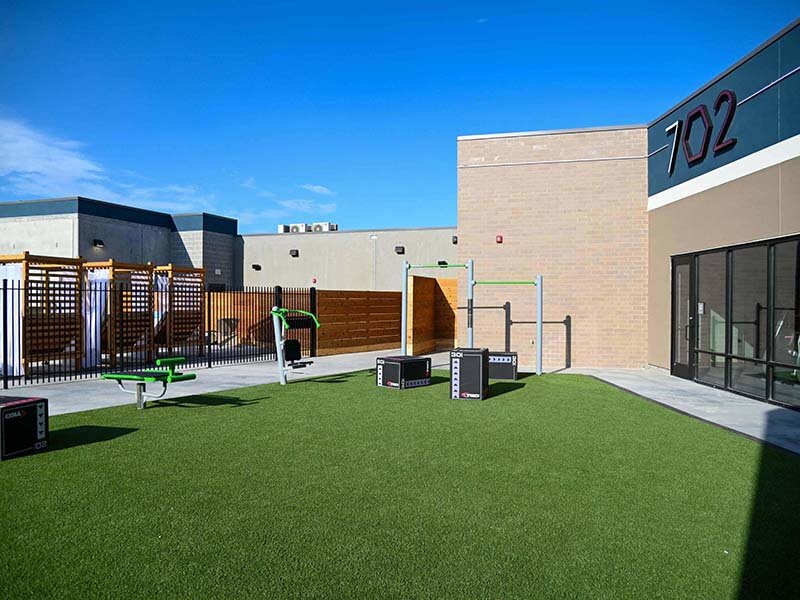 Outdoor Fitness Equipment | SevenO2 Main Apartments