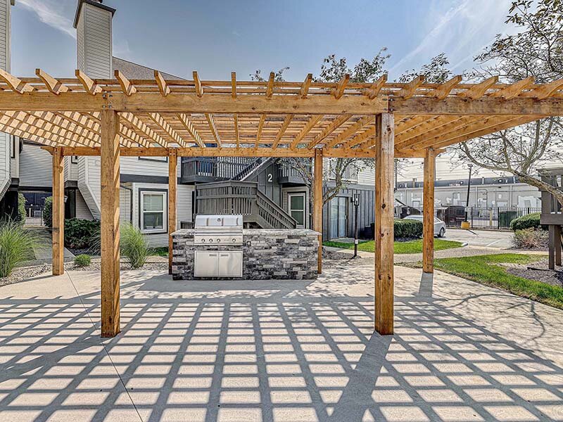 Community Pavilion with BBQ Area | Avia Lofts at Founders Road