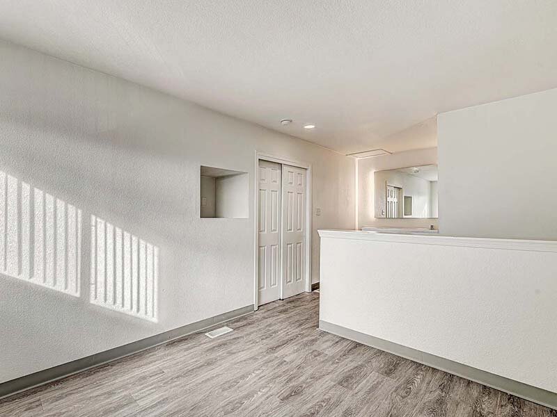 Apartment Loft with Closet and Mirror | Avia Lofts at Founders Road