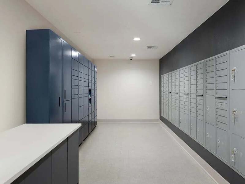 Apartment Community Parcel Locker Area | Avia at 110th St
