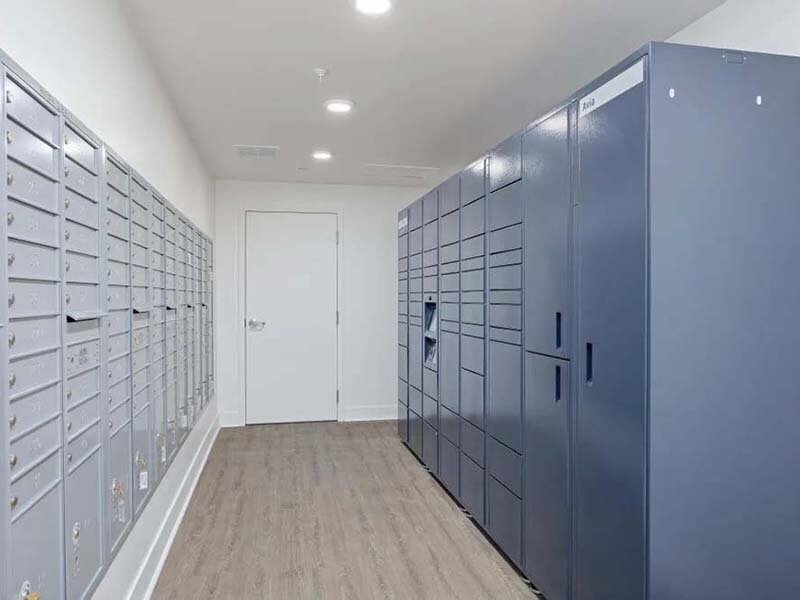 Community Parcel Locker Area | Avia on College Boulevard