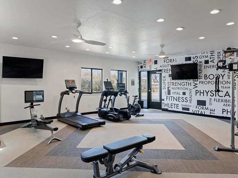 Community Fitness Center with Television | Avia on College Boulevard