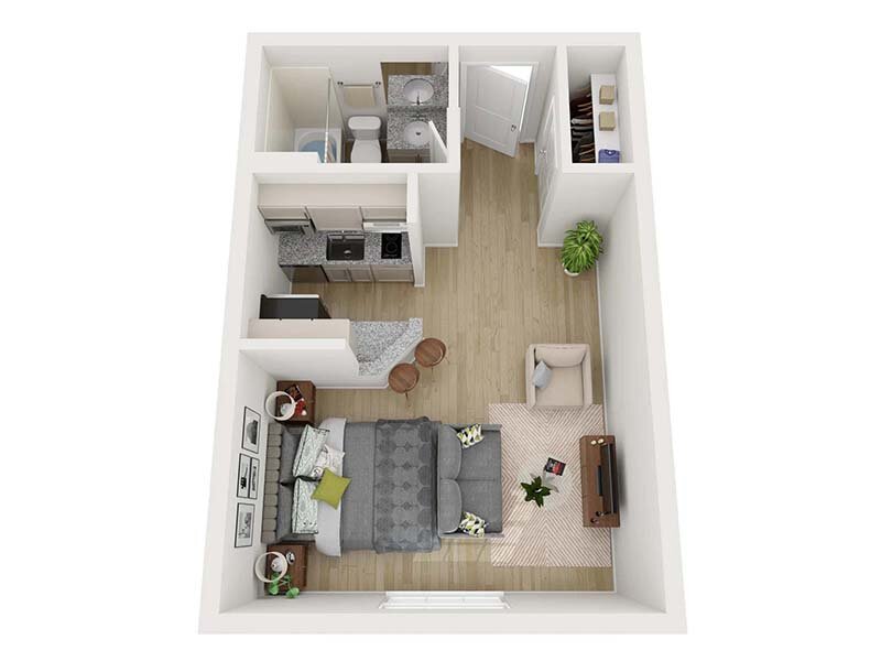 Avia Lofts at North Shore Floor Plan Studio