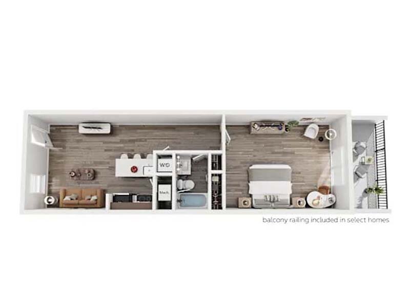 1 Bed x 1 Bath A