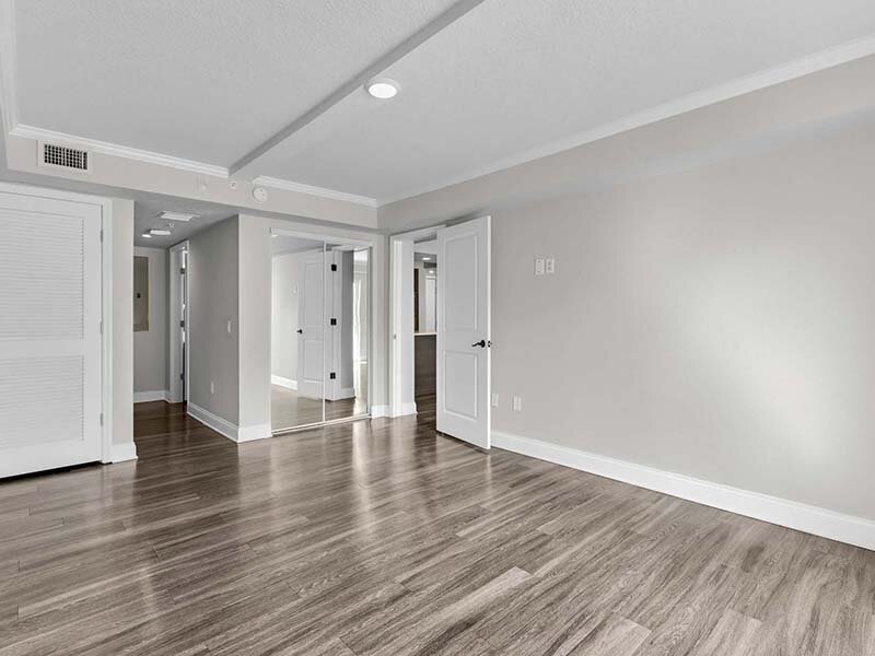 Bedroom with Closet and Wood Style Flooring | Avia At Reedy Creek