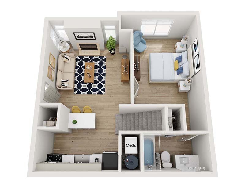 Avia Lofts on Parkway Floor Plan The Juniper