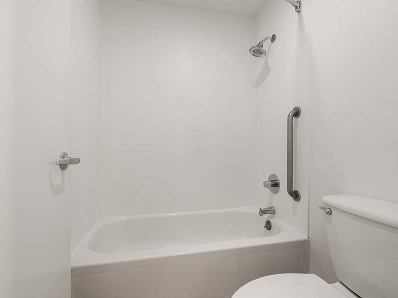 Bathroom with Views of Shower/Tub | Avia Lofts on Parkway