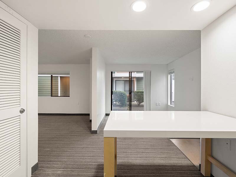 Views of Patio with Kitchen Table and Wood Style Flooring | Avia Lofts on Parkway