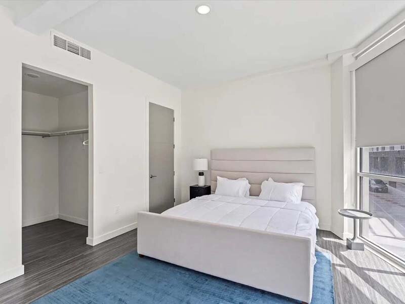 Bedroom with Large Closet | Paperbox Lofts