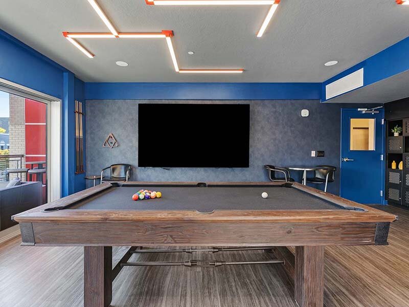 Community Game Room | Paperbox Lofts