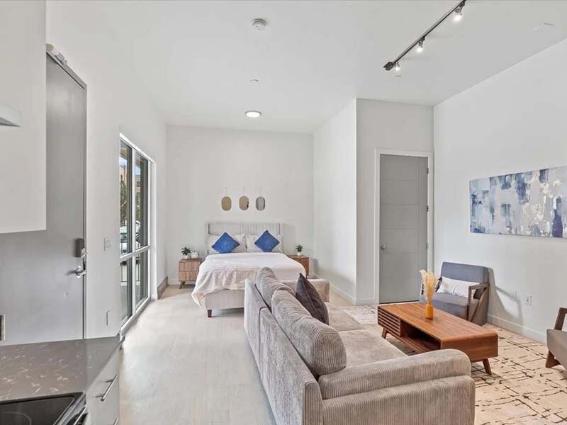 Living Room and Bedroom | Paperbox Lofts