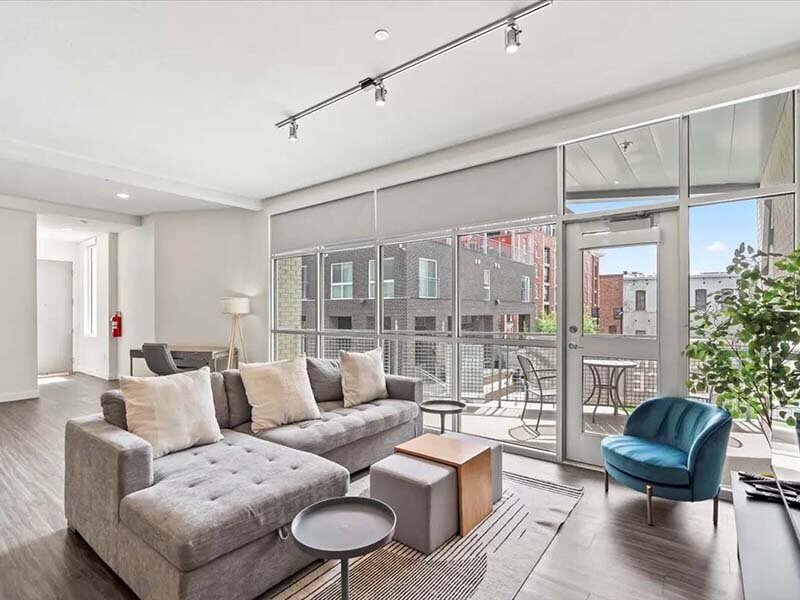 Front Room with Abundant Natural Lighting | Paperbox Lofts