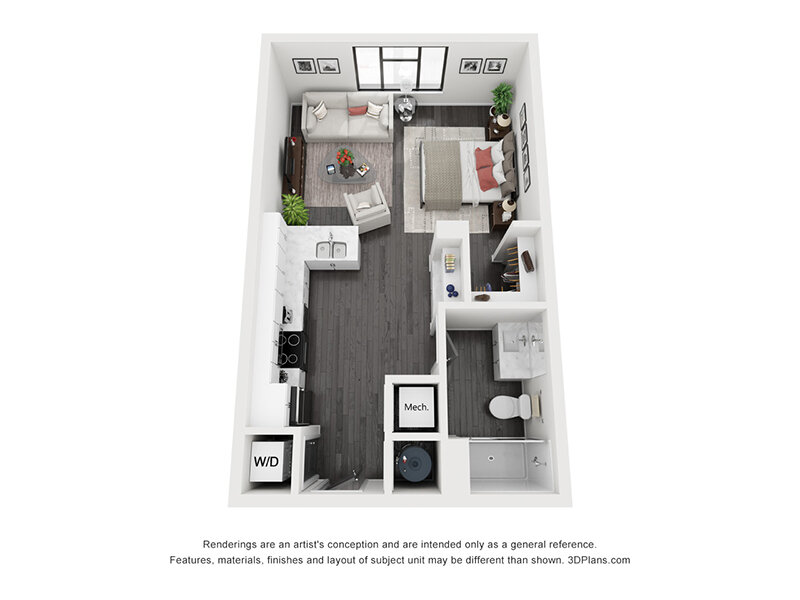 Flats at Riverwoods Floor Plan Escalante