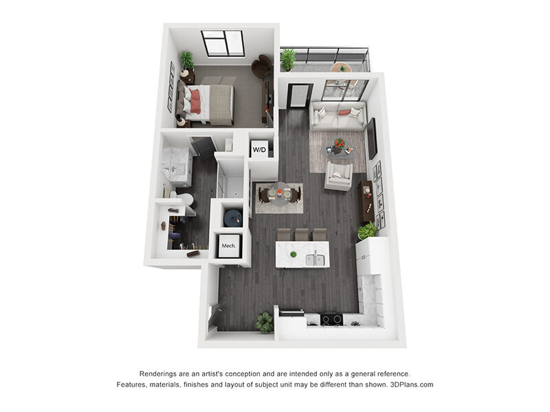 Flats at Riverwoods Floor Plan Timpanogos