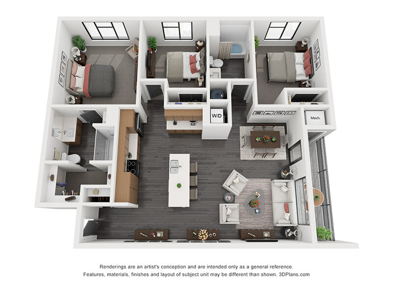 Flats at Riverwoods Floor Plan Canyonlands