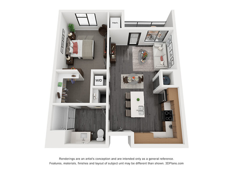 Flats at Riverwoods Floor Plan Snow Canyon