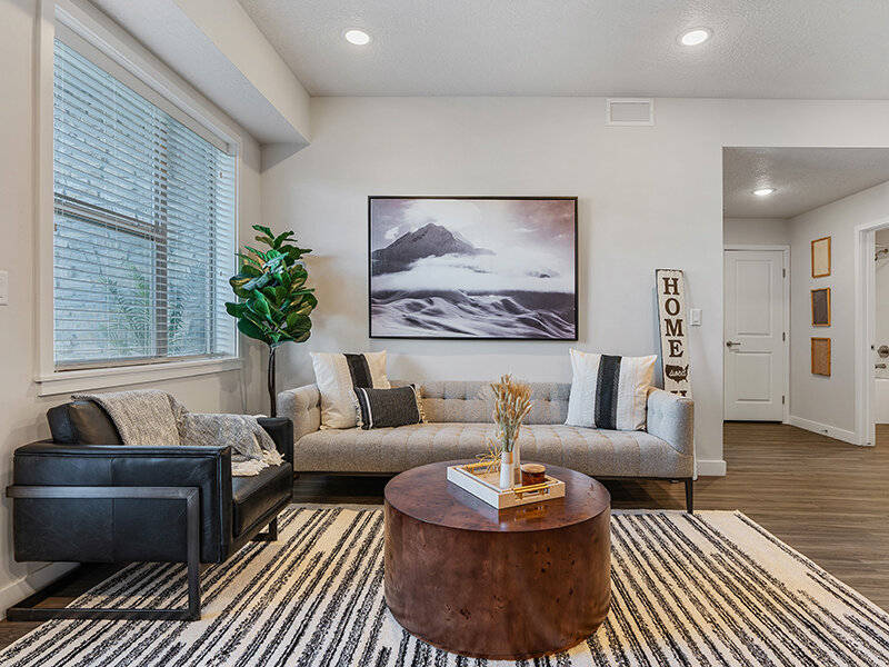 Living Room | Flats at Riverwoods