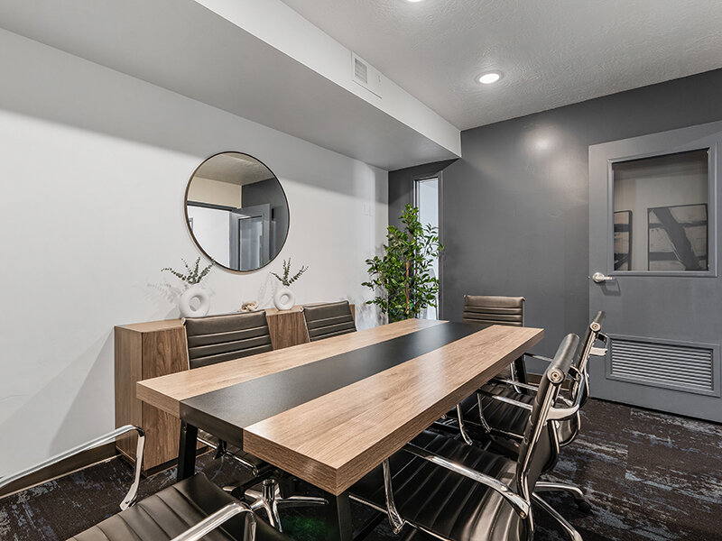 Conference Room | Flats at Riverwoods