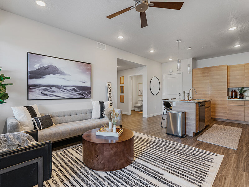 Front Room | Flats at Riverwoods