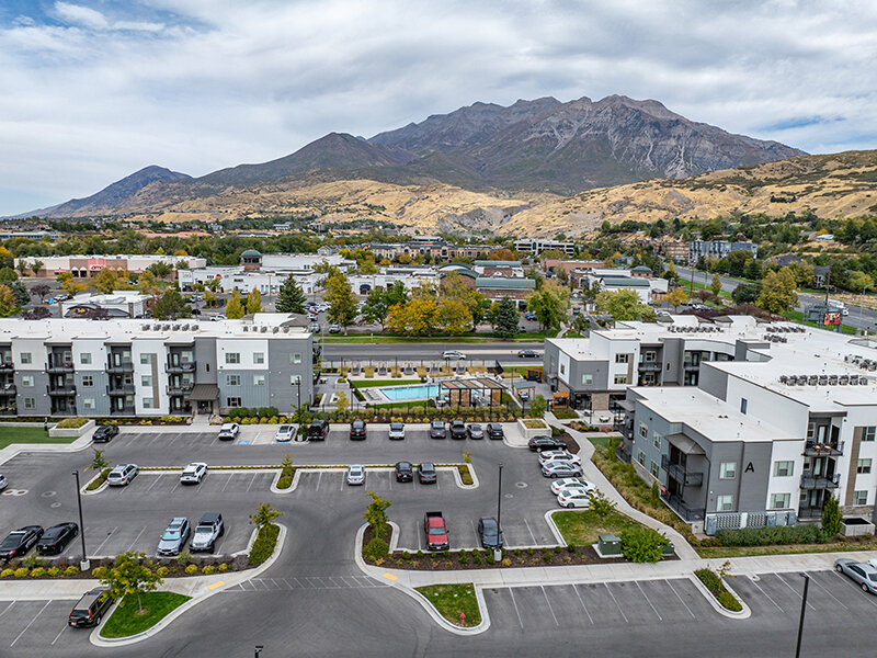 Aerial View | Flats at Riverwoods